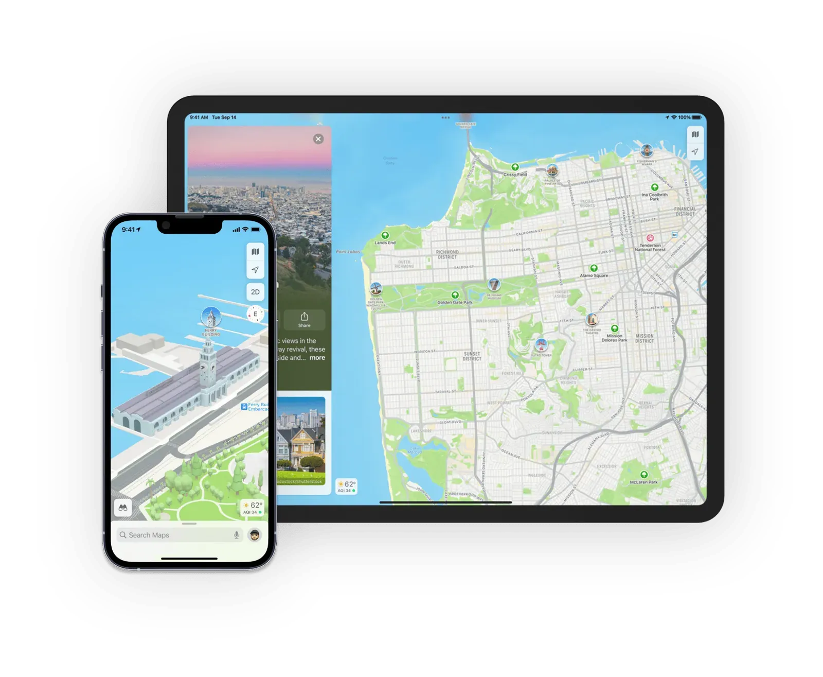 Mobile app mockups